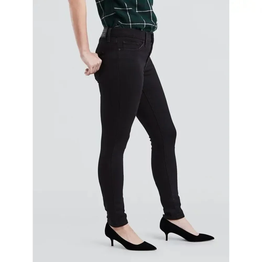 NWT Womens Levi’s Levis Original Black Rinse  311 Shaping Skinny Jeans - 31 12S - Picture 2 of 6
